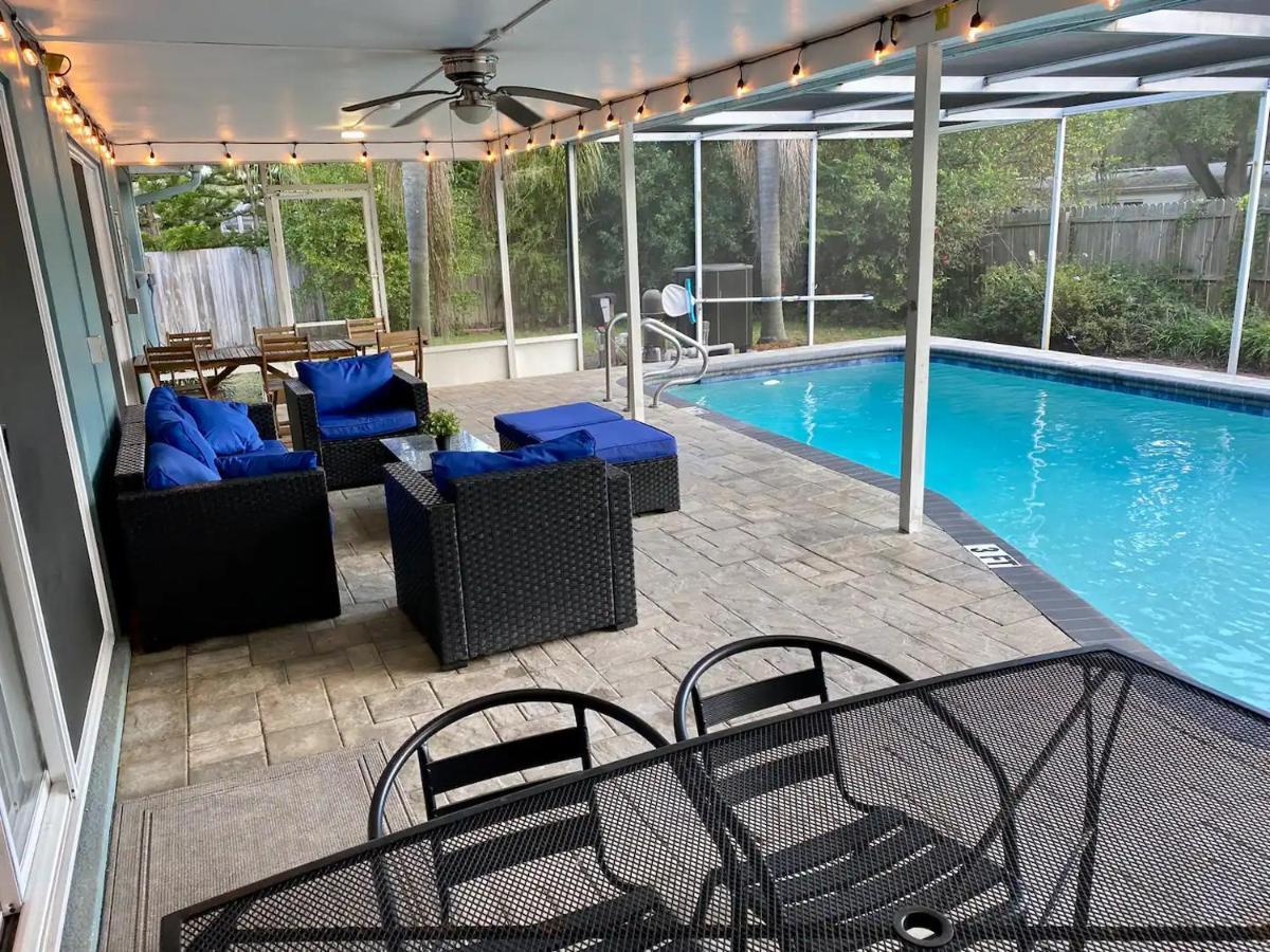 קלירווטר Spacious 5 Bedrooms 3 Bathrooms Family-Friendly Home With Heated Salt Pool מראה חיצוני תמונה