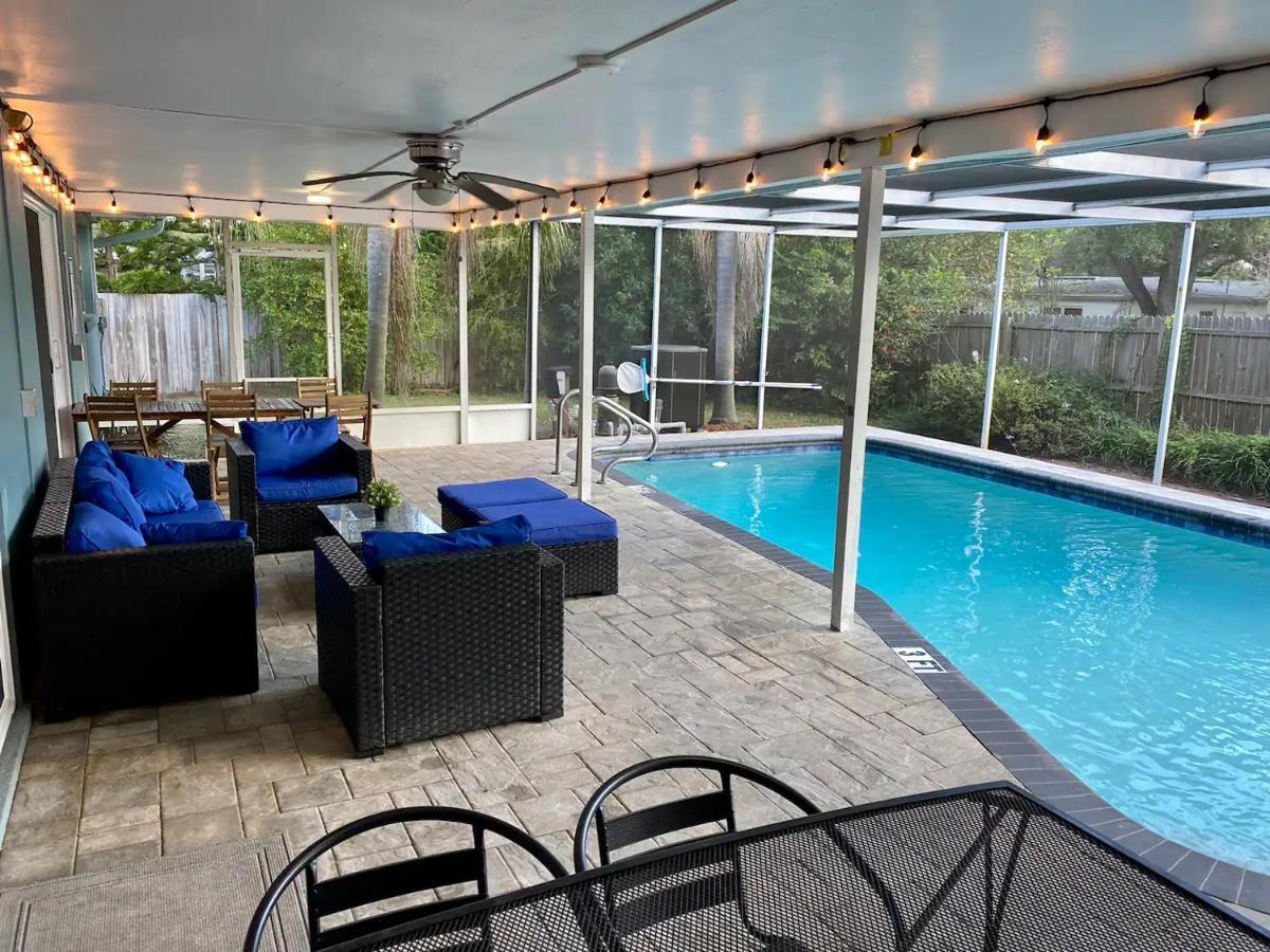 קלירווטר Spacious 5 Bedrooms 3 Bathrooms Family-Friendly Home With Heated Salt Pool מראה חיצוני תמונה
